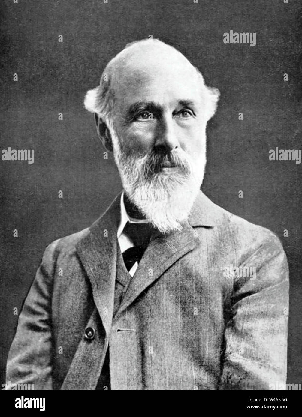 WILLIAM FLETCHER BARRETT (1844-1925) Physicien anglais et parapsychologue vers 1900 Banque D'Images