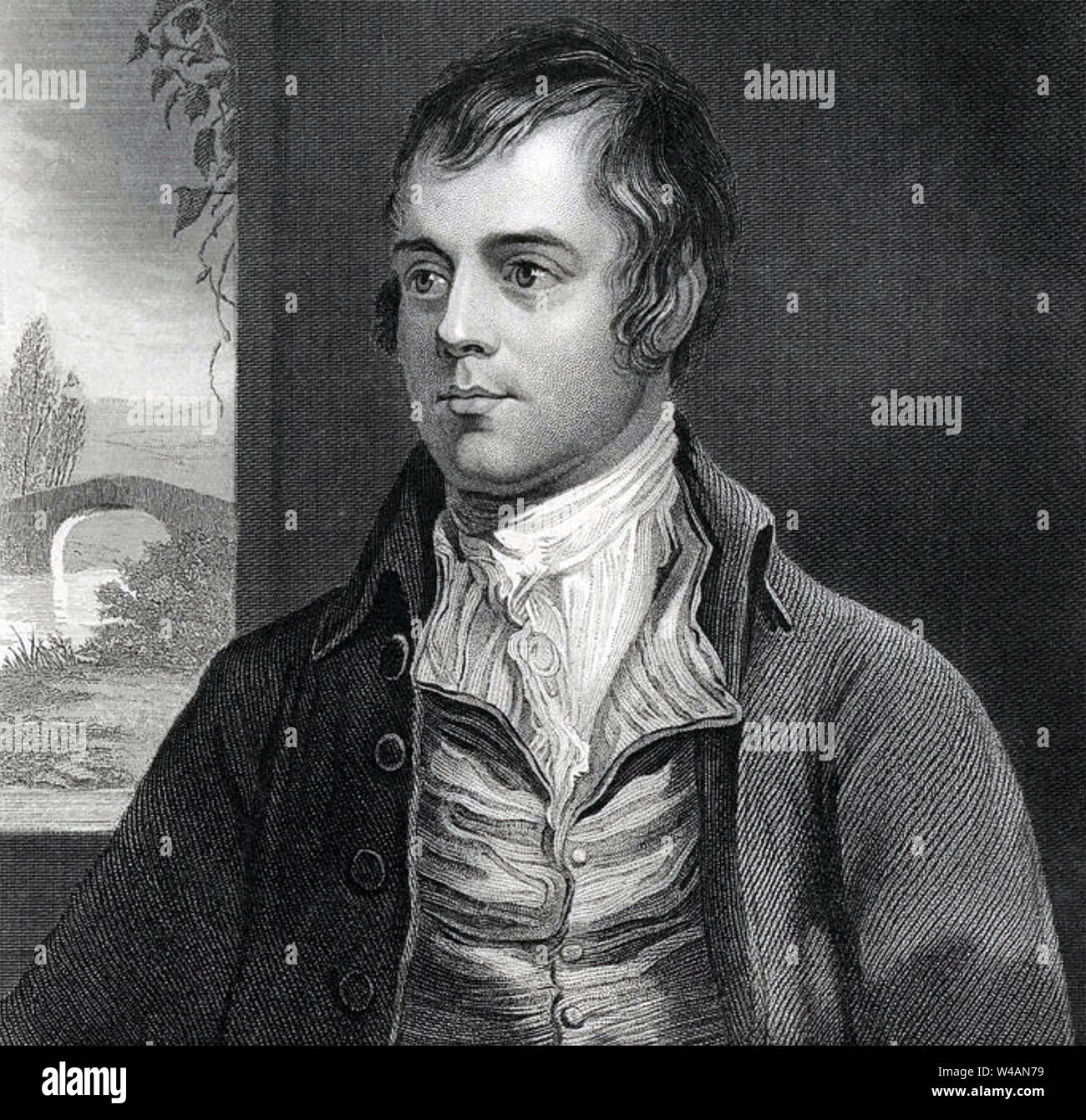 ROBERT BURNS (1759-1796), poète écossais Banque D'Images