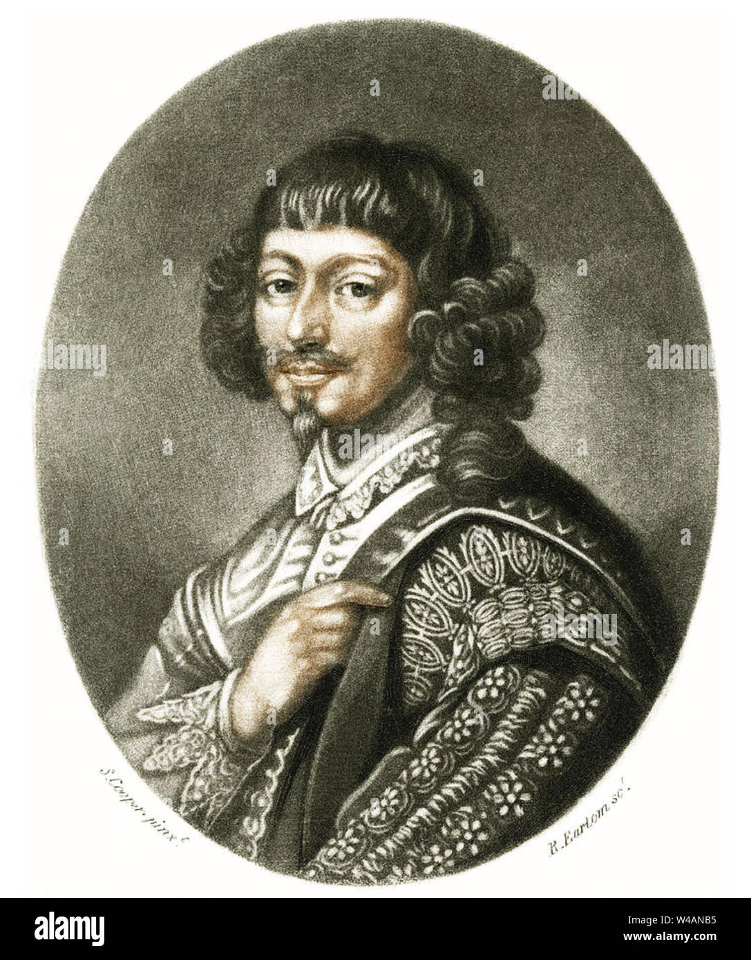 ENDYMION PORTER (1587-1649) diplomate et Royalistes Banque D'Images