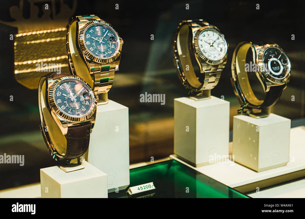Barcelone, Espagne - Jun 1, 20181 dernière collection de bracelet montre  suisse de luxe Fabriquée par Rolex