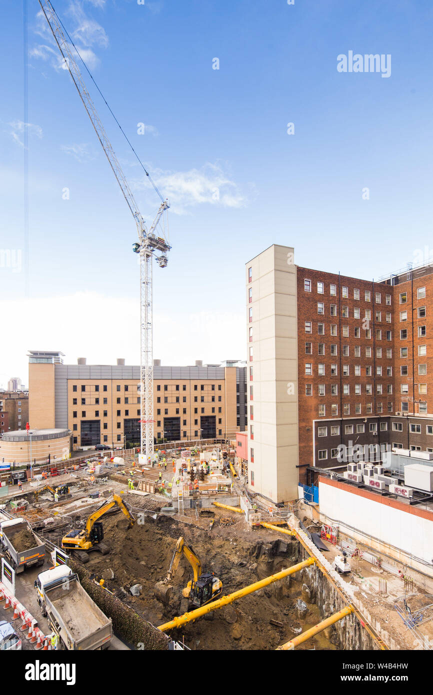 Guy's Cancer Center en construction Banque D'Images