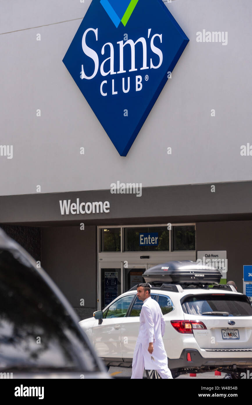 Sam's Club abonnement seule magasin-entrepôt à Snellville (métro Atlanta, Géorgie). (USA) Banque D'Images