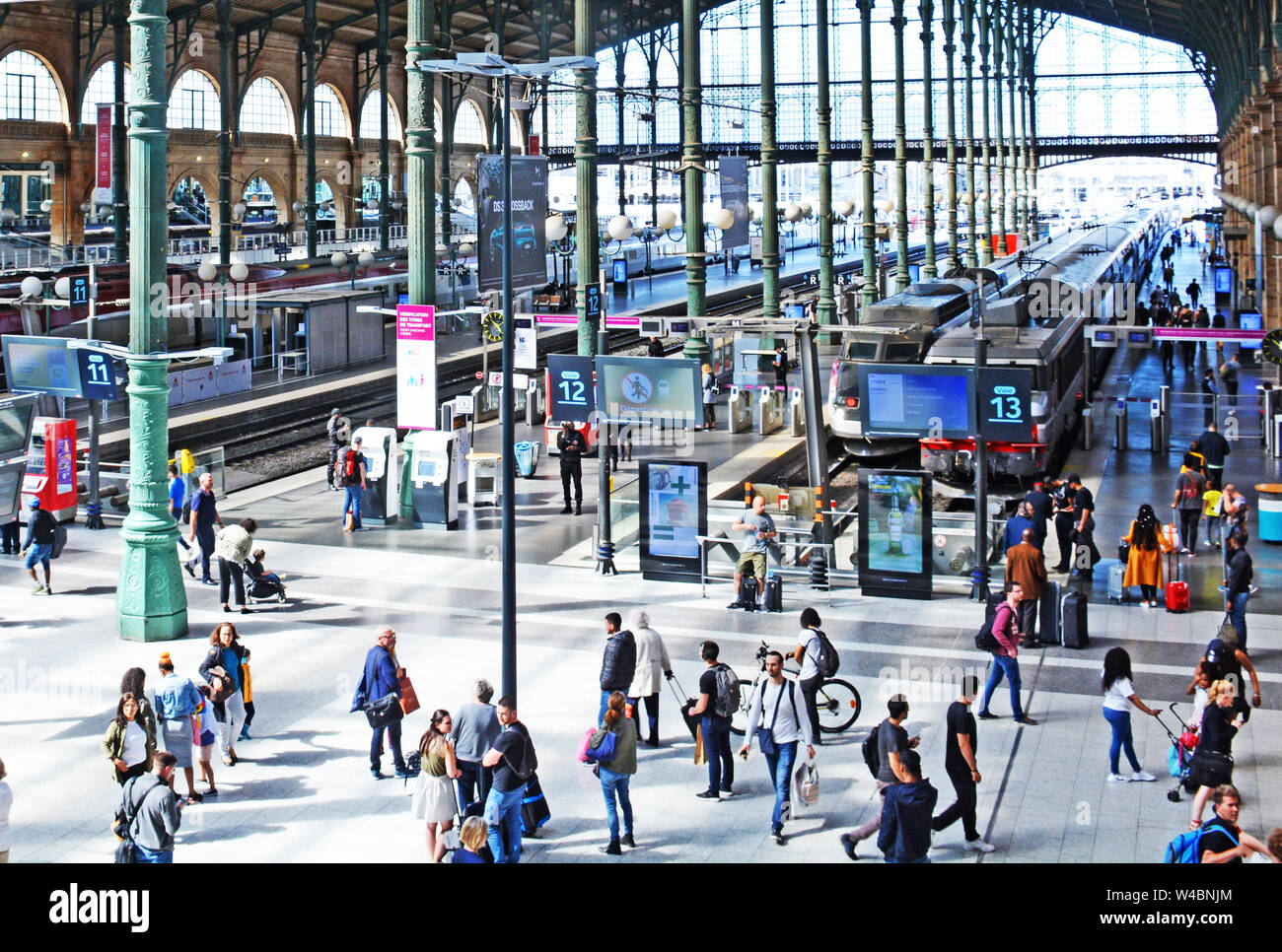 Gare du Nord, Paris, Ile-de-France, France Banque D'Images