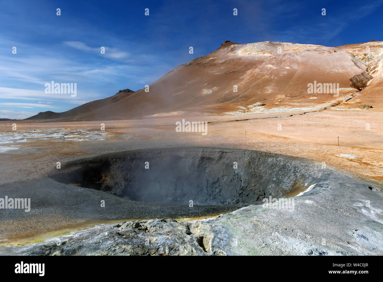 L'Islande, paysage volcanique Namafjall Banque D'Images