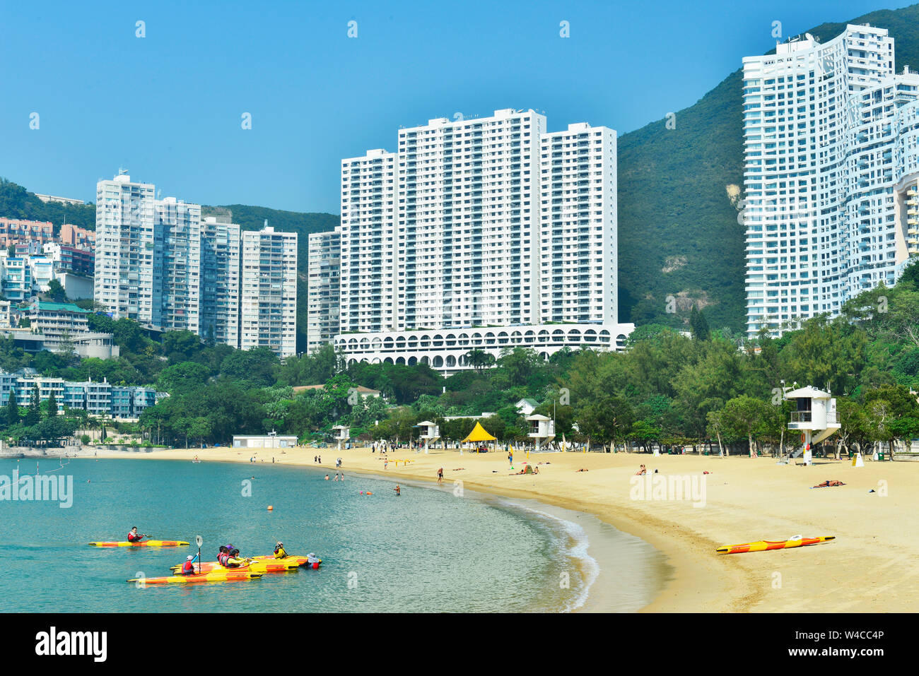 Vue de la plage de Repulse Bay, dans le sud de l'île de Hong Kong Banque D'Images