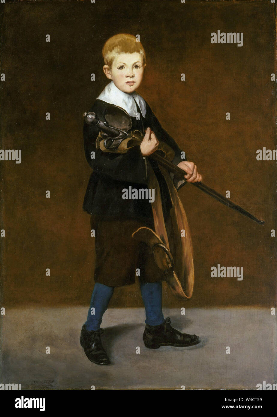 Edouard Manet, portrait, garçon avec une épée, 1861 Banque D'Images