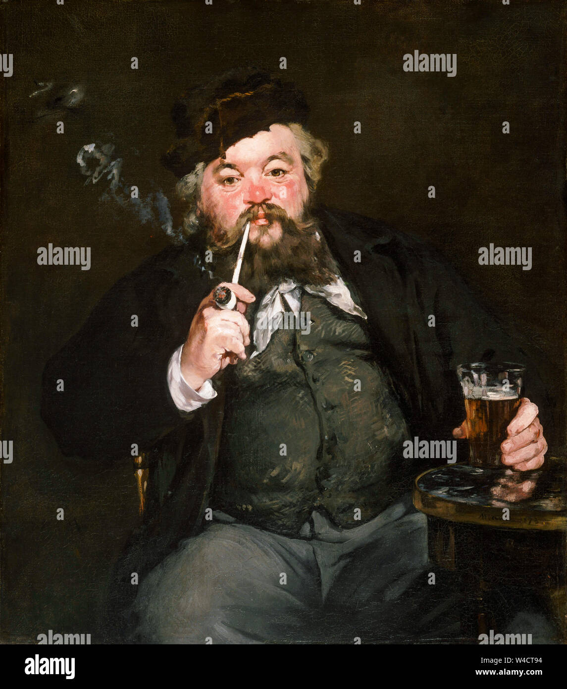 Edouard Manet, Le Bon Bock, peinture, 1873 Banque D'Images