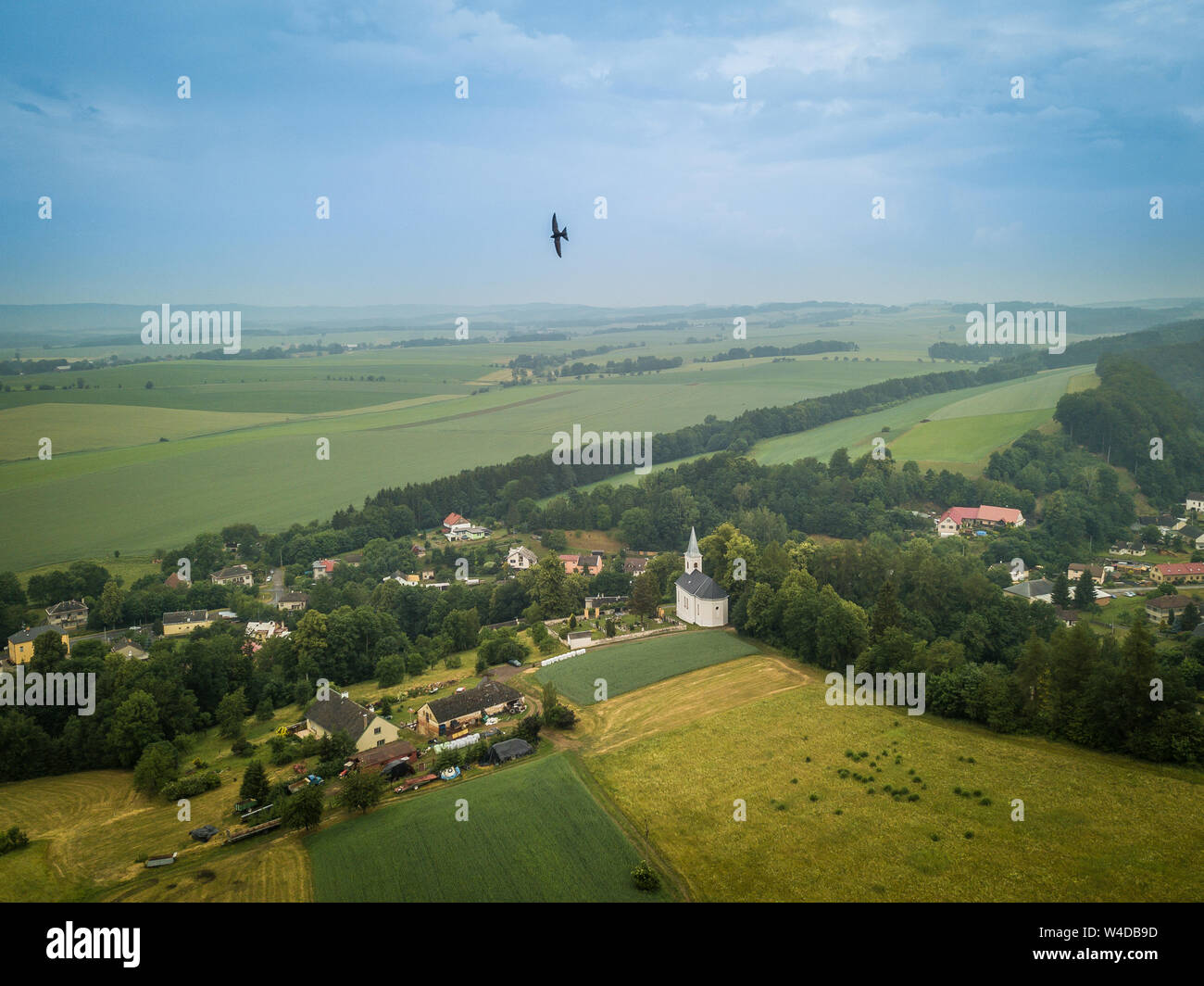 Les montagnes Orlicke ou Eagle Mountains sont une chaîne de montagnes située principalement dans le nord-est de la Bohême en République tchèque. Banque D'Images