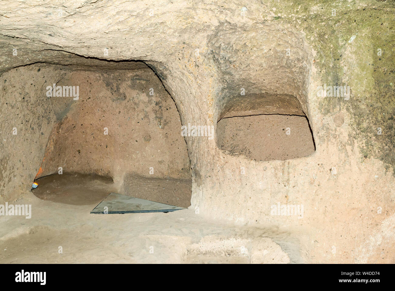 La ville souterraine de Kaymakli,la Cappadoce, Anatolie centrale, Turquie, Asie Banque D'Images