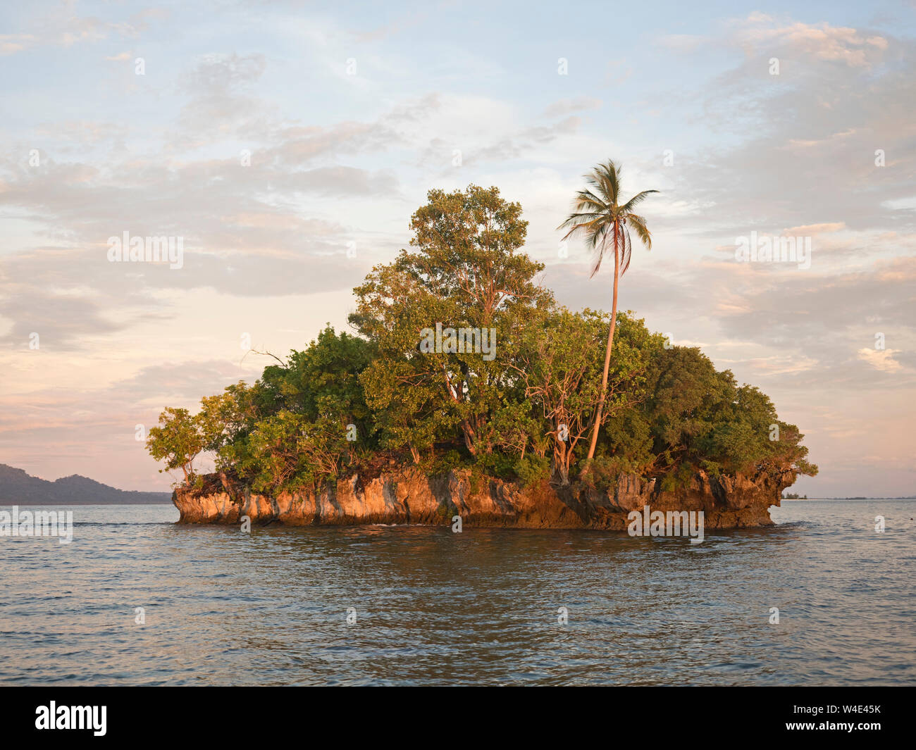 Île dans le nouveau groupe de Géorgie, Province de l'Ouest, les Îles Salomon, Pacifique Sud Banque D'Images