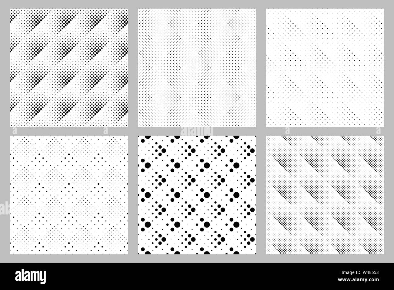 Motif de cercles géométriques transparente design fond set - abstract vector illustrations de points Illustration de Vecteur