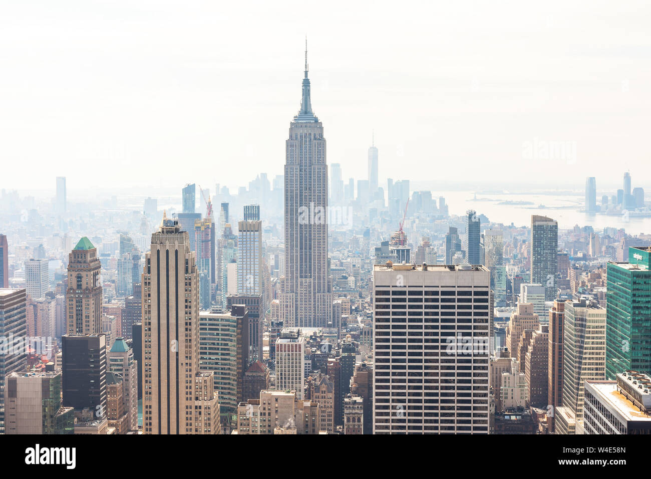 Les bâtiments et sites de la ville de New York en Amérique du Nord, Etats-Unis Banque D'Images