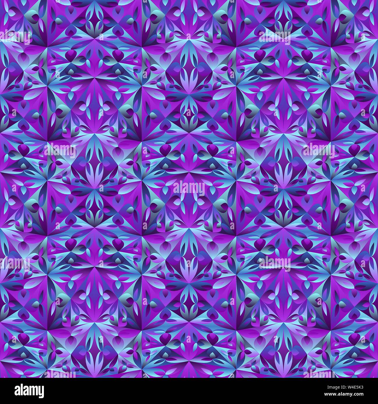 Modèle Floral background - colourful abstract wallpaper vecteur polygonale Illustration de Vecteur