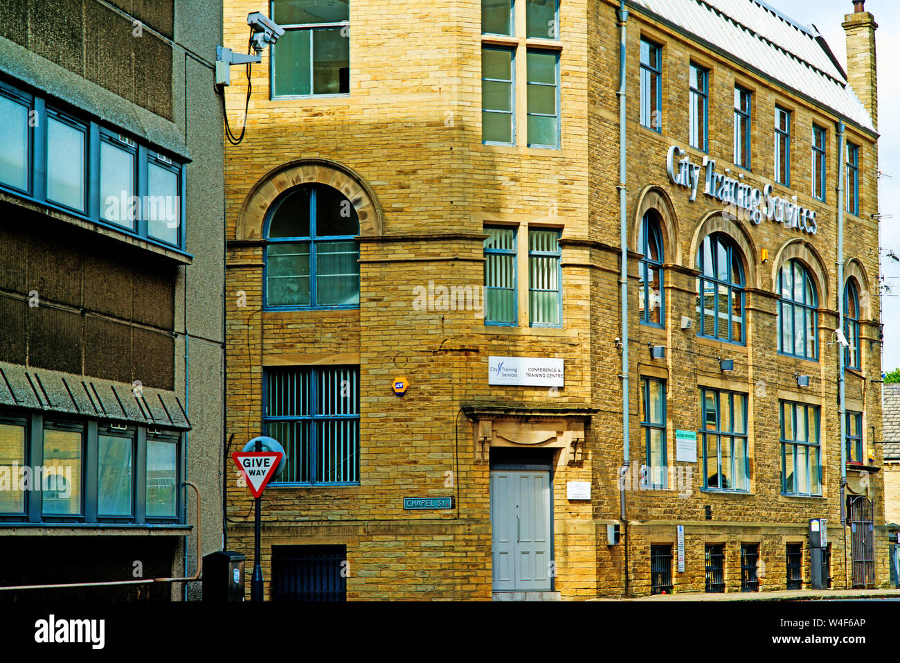 Services de formation de la ville, Bradford, Angleterre Banque D'Images