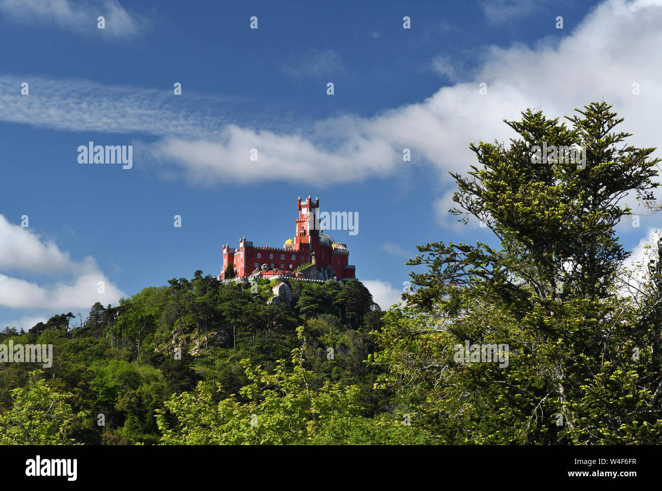 Palais de Pena de Château des Maures;sintra;portugal Banque D'Images