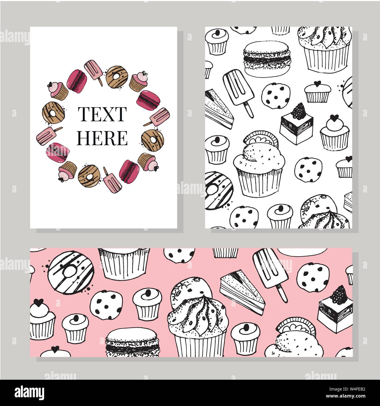 Boulangerie Patisserie Patisserie Ou Des Modeles De Bannieres Et Affiches Vector Dessert Les Gateaux Et Les Patisseries Gateaux Biscuits Au Chocolat Ou Brownie Et Tirami Image Vectorielle Stock Alamy