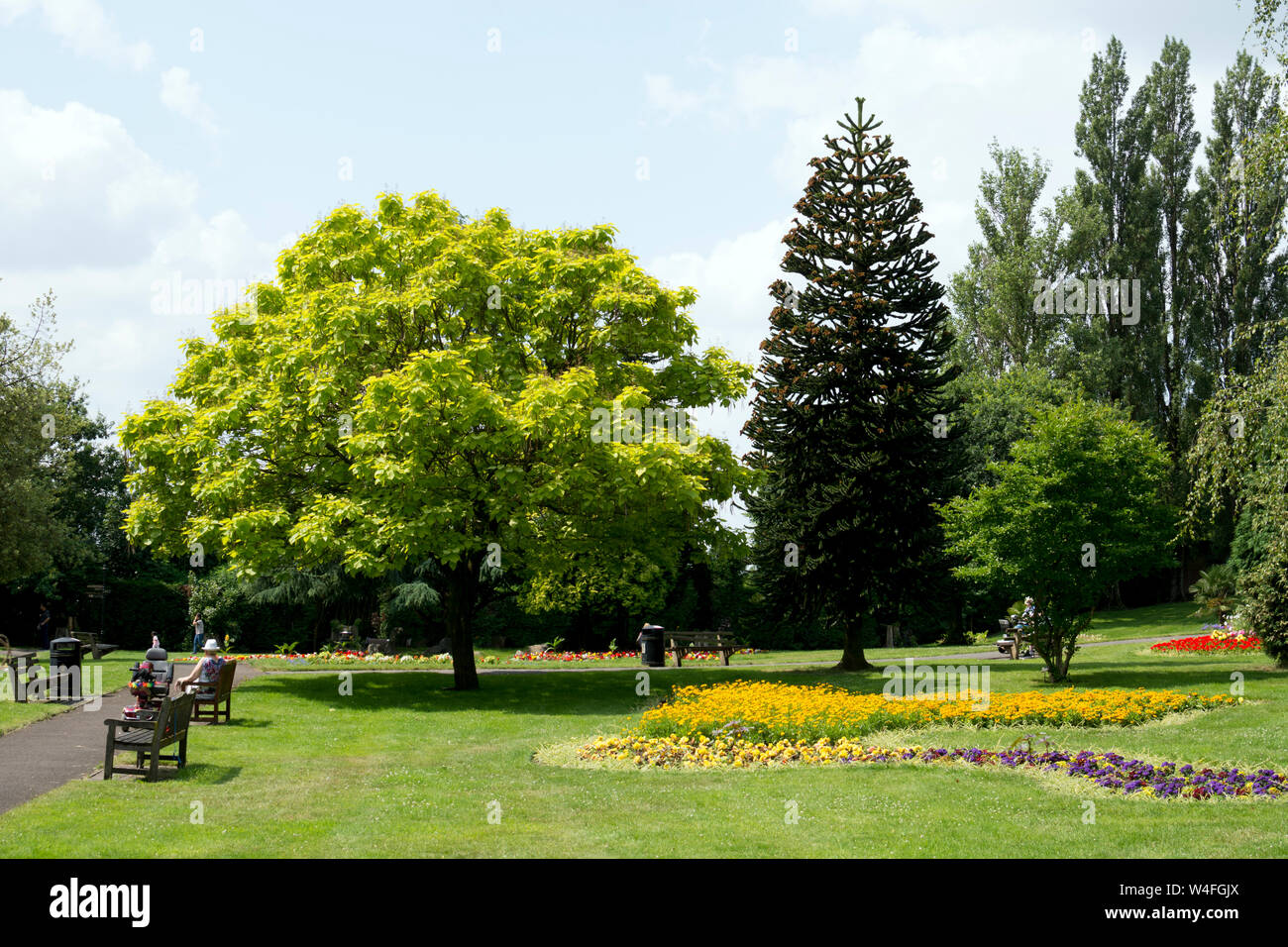 Parc de bien-être mineurs, Bedworth, Warwickshire, England, UK Banque D'Images