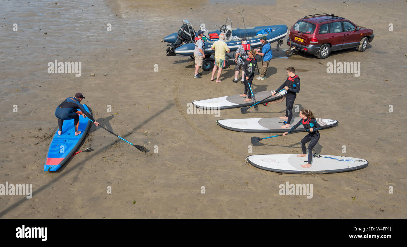 Paddle en Irlande Killybegs Banque D'Images