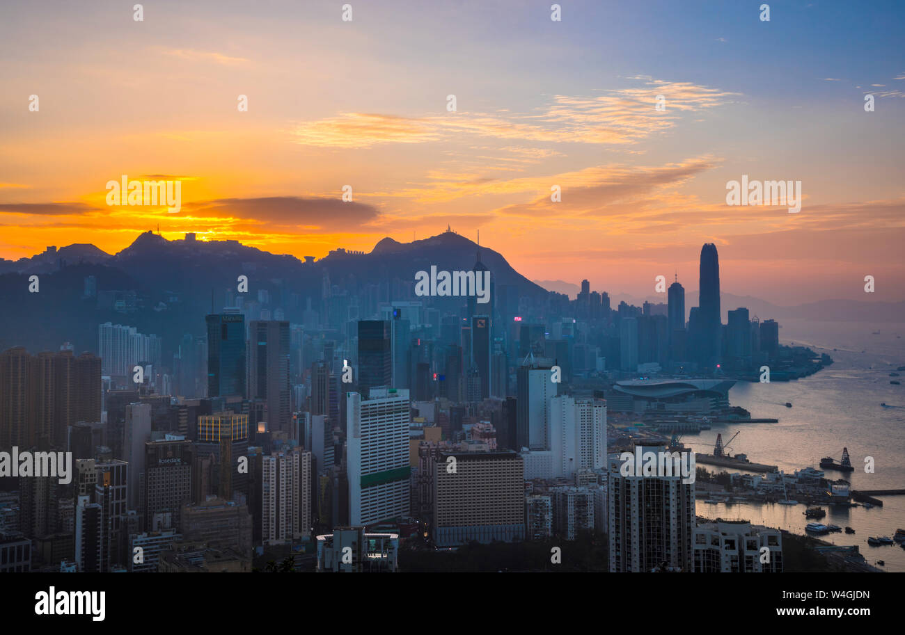 Centre de Hong Kong, Hong Kong, Chine Banque D'Images