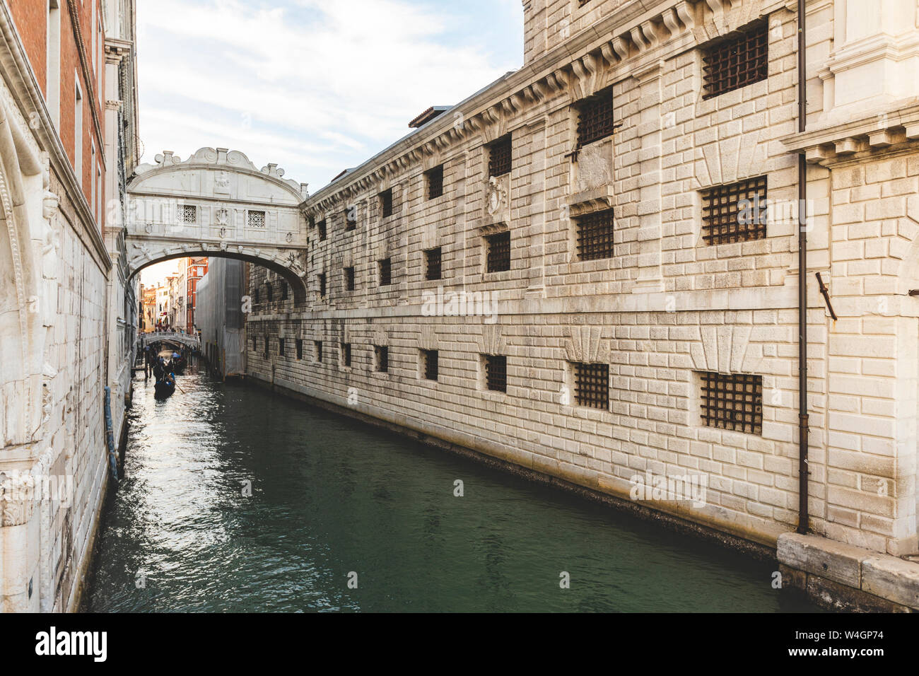 Vue de Pont des Soupirs, Venise, Italie Banque D'Images