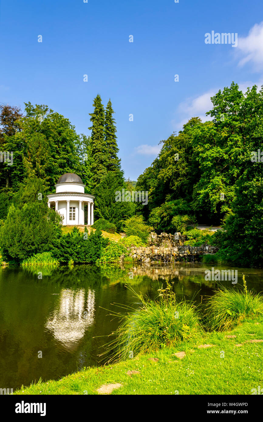 Le parc Bergpark Wilhelmshöhe, Kassel, Allemagne Banque D'Images