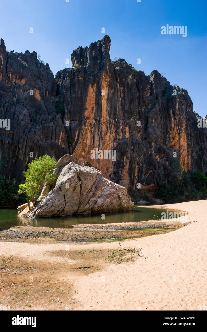 Windjana Gorge National Park, Kimberley, Australie occidentale Banque D'Images