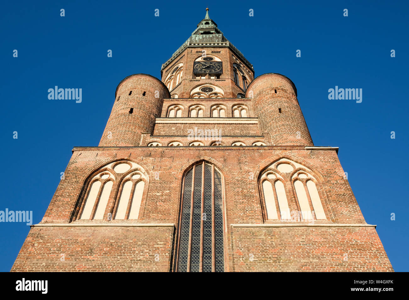 Allemagne, Mecklembourg-Poméranie-Occidentale, Greifswald, Cathédrale St Nikolai Banque D'Images