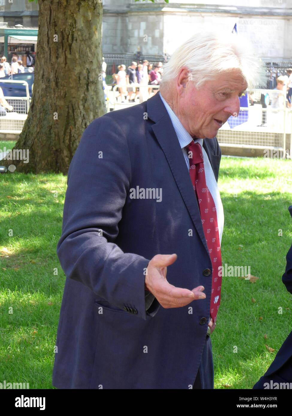 La direction du parti conservateur suite au QEII 23 Juillet 2019 & les participants inclus le puissant et influent dans le parti conservateur & immense couverture de presse. Banque D'Images