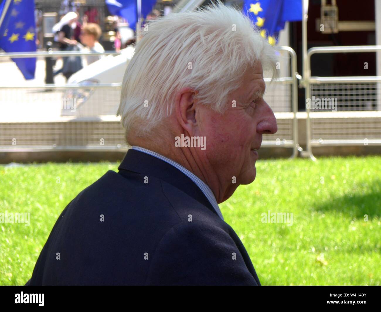 La direction du parti conservateur suite au QEII 23 Juillet 2019 & les participants inclus le puissant et influent dans le parti conservateur & immense couverture de presse. Banque D'Images