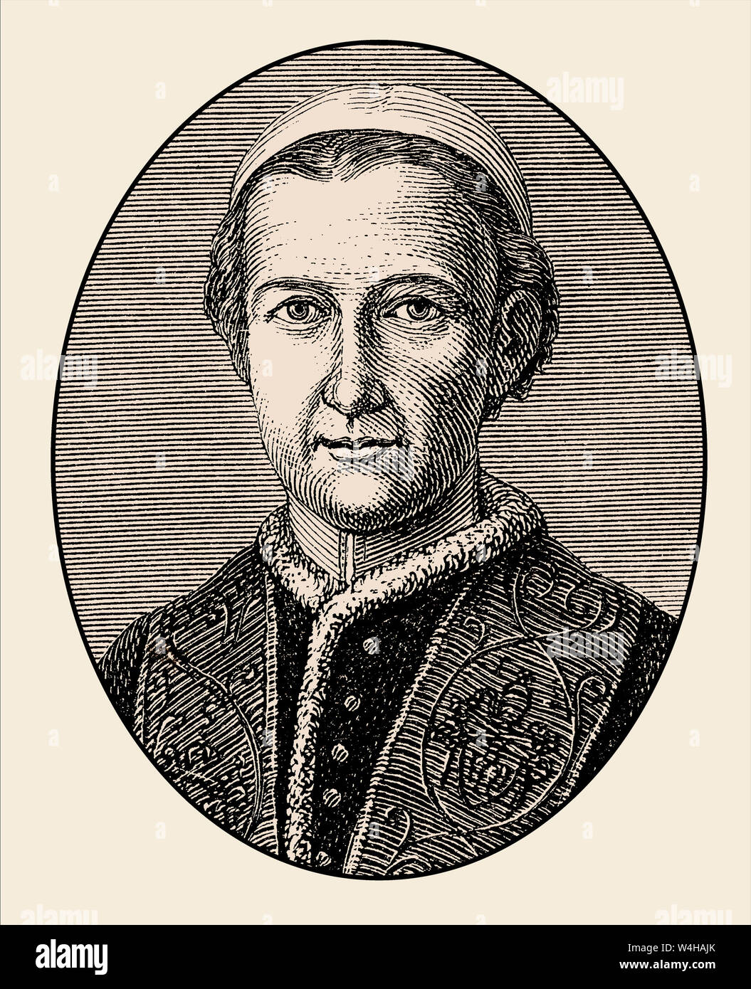 Le pape Léon XII, pape du 28 septembre 1823 à sa mort en 1829 Banque D'Images