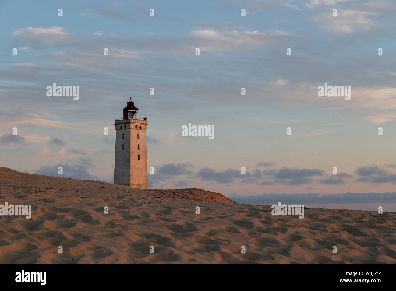 Le phare de Rubjerg Knude au Danemark Banque D'Images