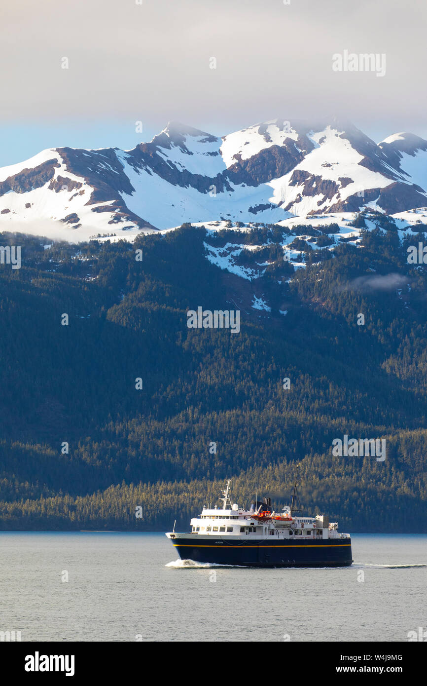 Alaska State Ferry, Cordova, en Alaska. Banque D'Images