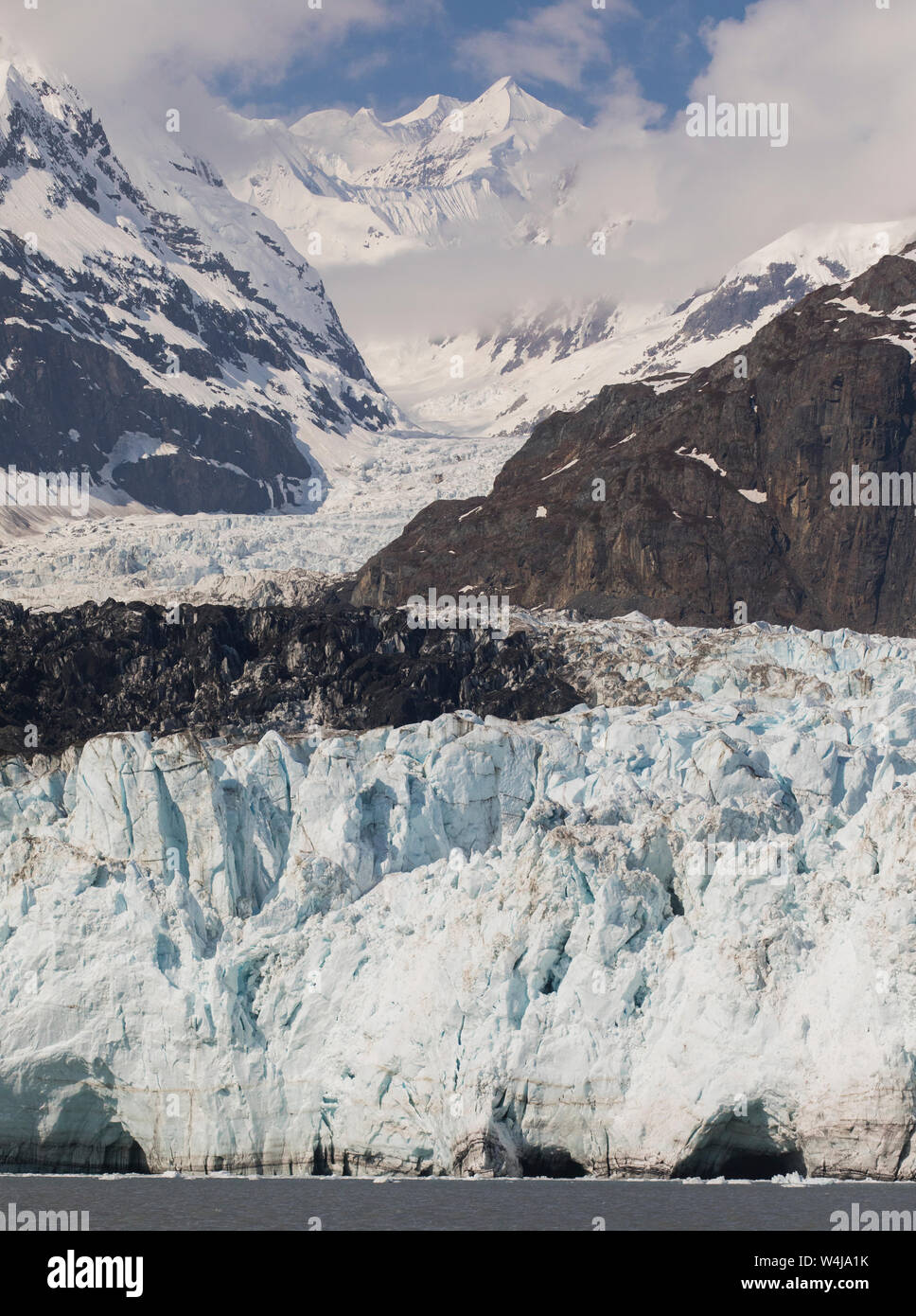 Margerie Glacier, Glacier Bay National Park, Alaska. Banque D'Images