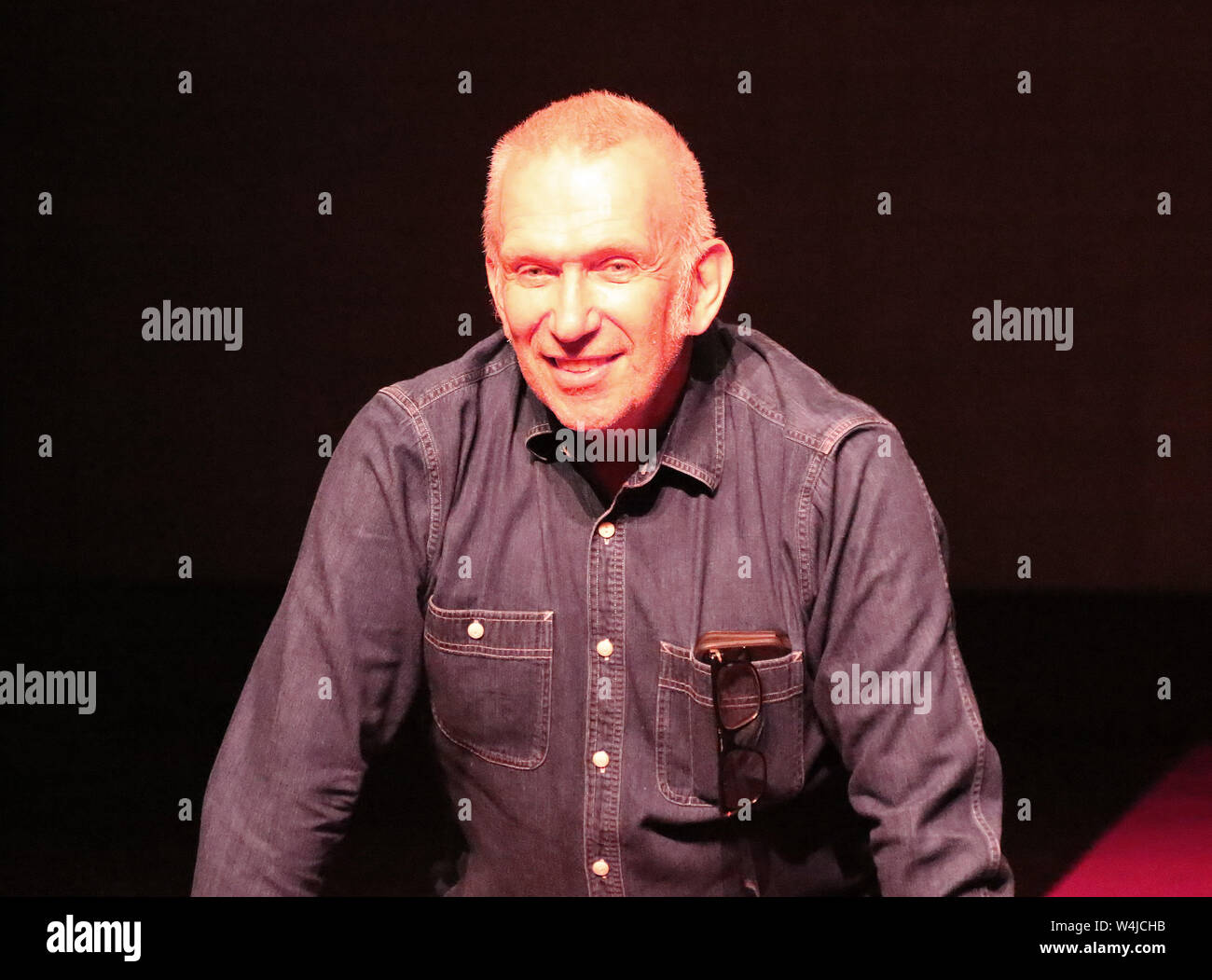 Jean Paul Gaultier, Jean Paul Gaultier Fashion Freak Show - Photo call, Queen Elizabeth Hall, London, UK, 23 juillet 2019, photo de Richard Goldschmidt Banque D'Images