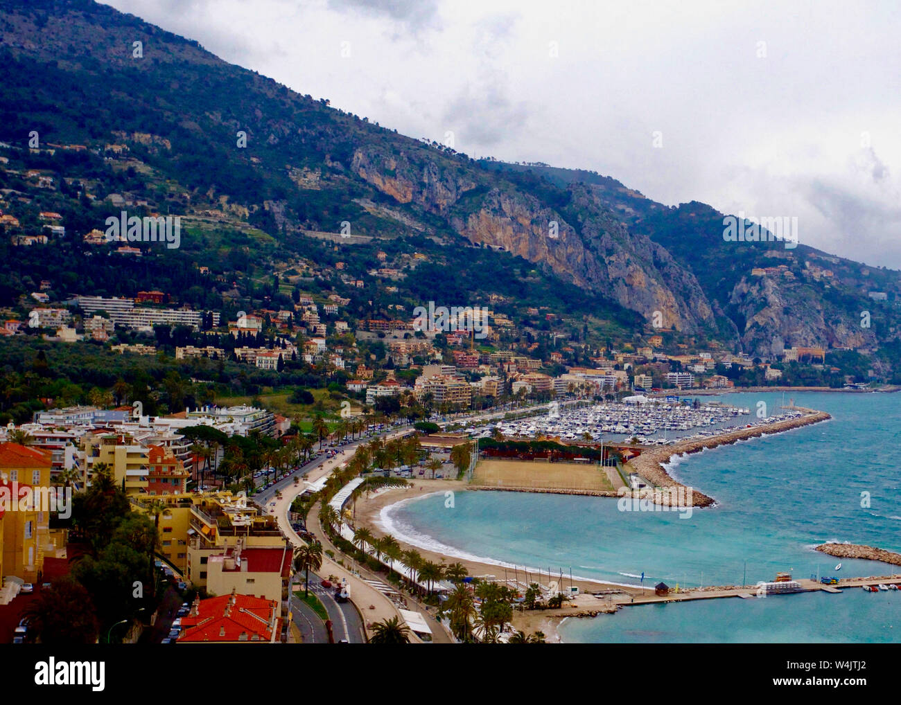 Menton, Provence-Alpes-Côte d'Azur, France. Banque D'Images