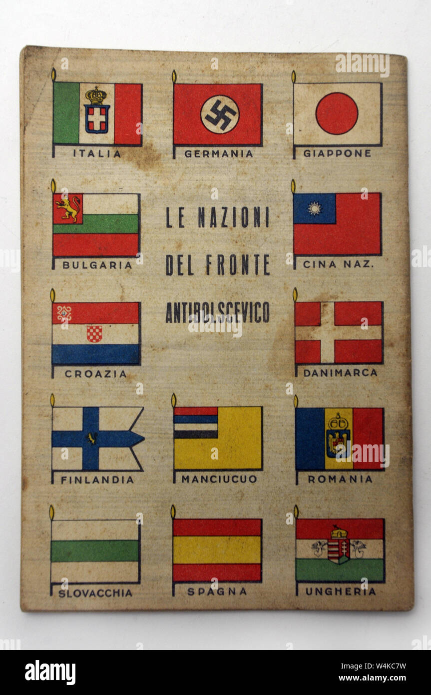 Vieux soldats chansons fascistes livre Banque D'Images