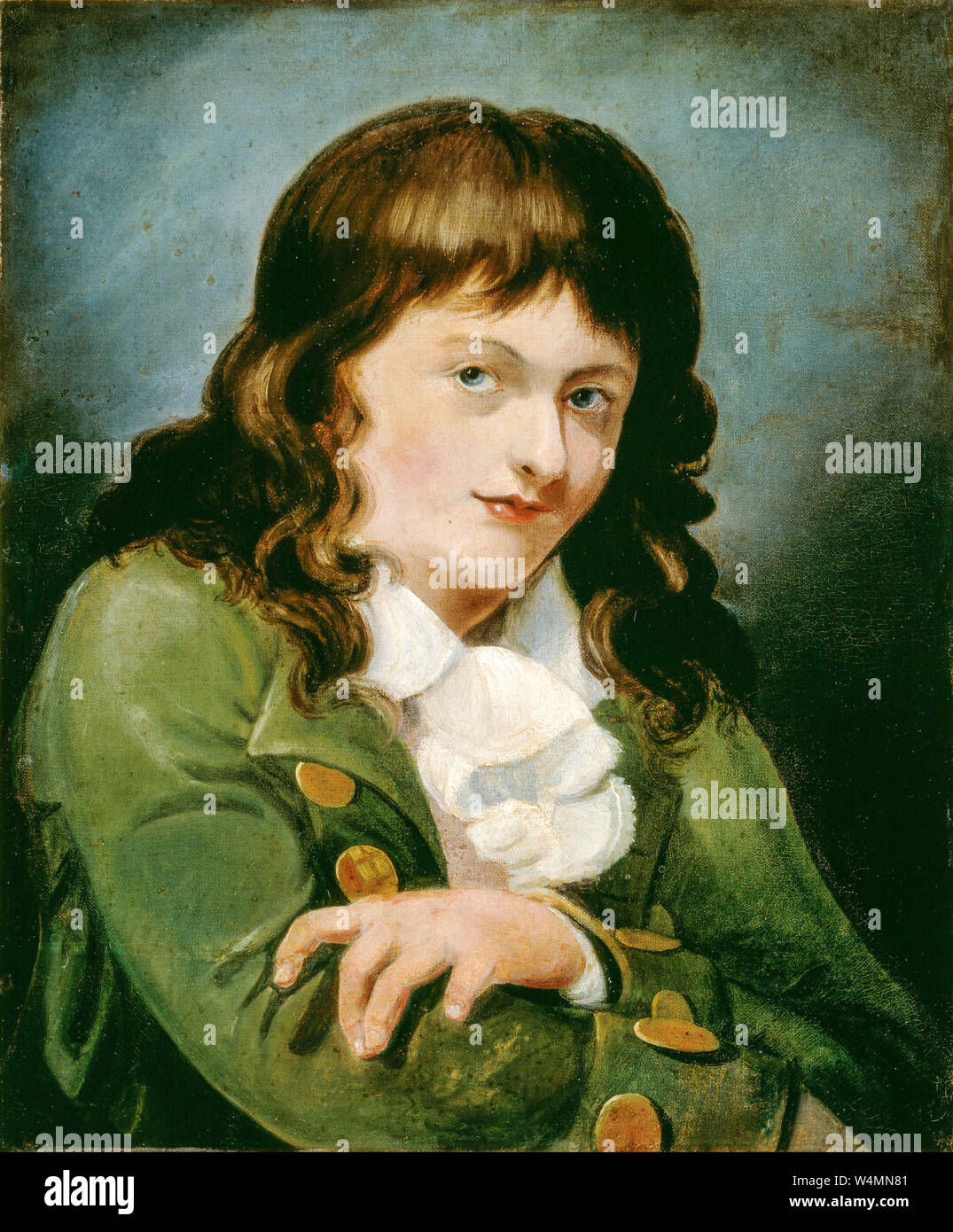 JMW Turner (1775-1851), Autoportrait en jeune homme, peinture, 1791-1793 Banque D'Images