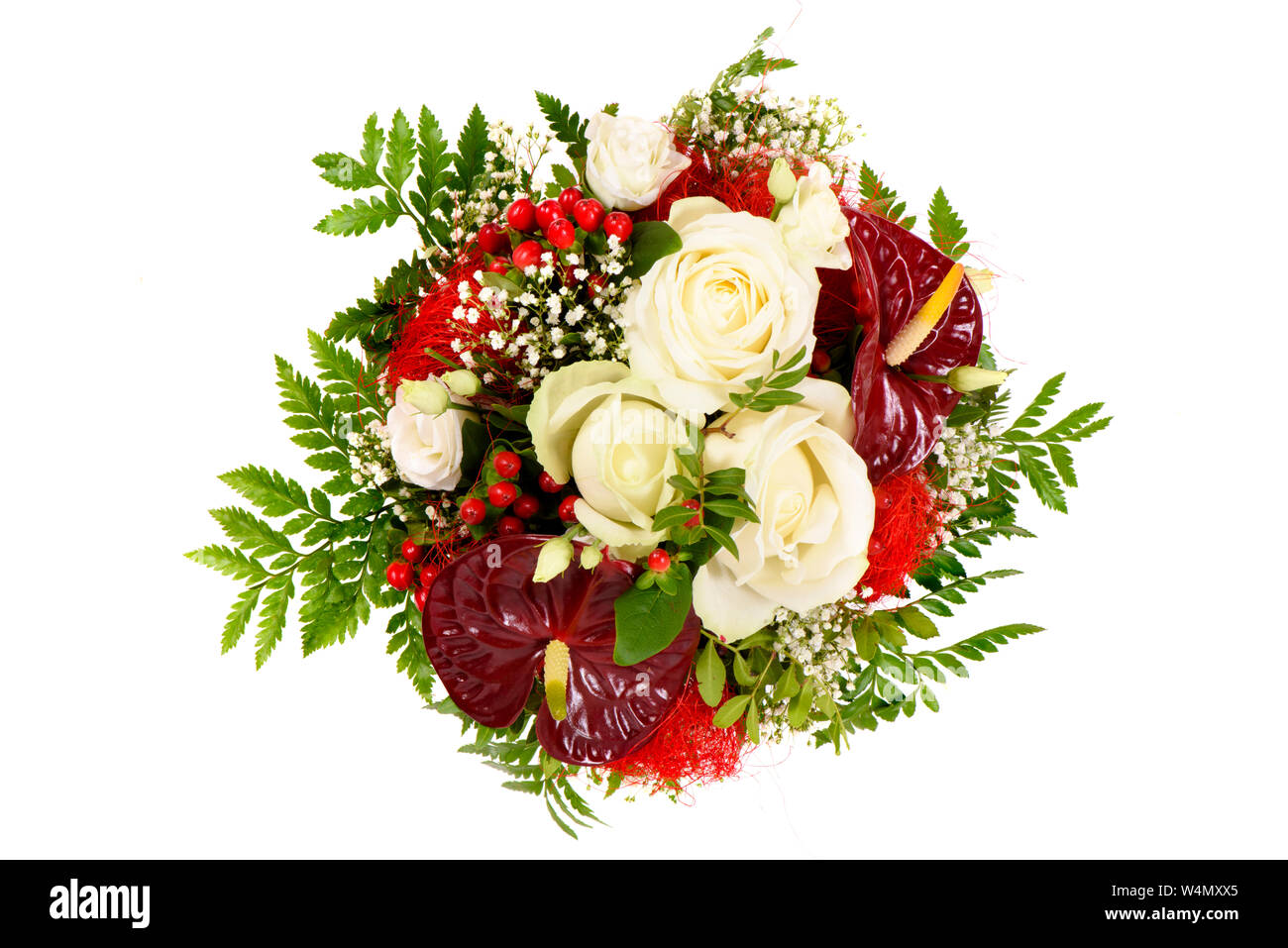 Arrangement magnifique d'un bouquet de fleurs Banque D'Images