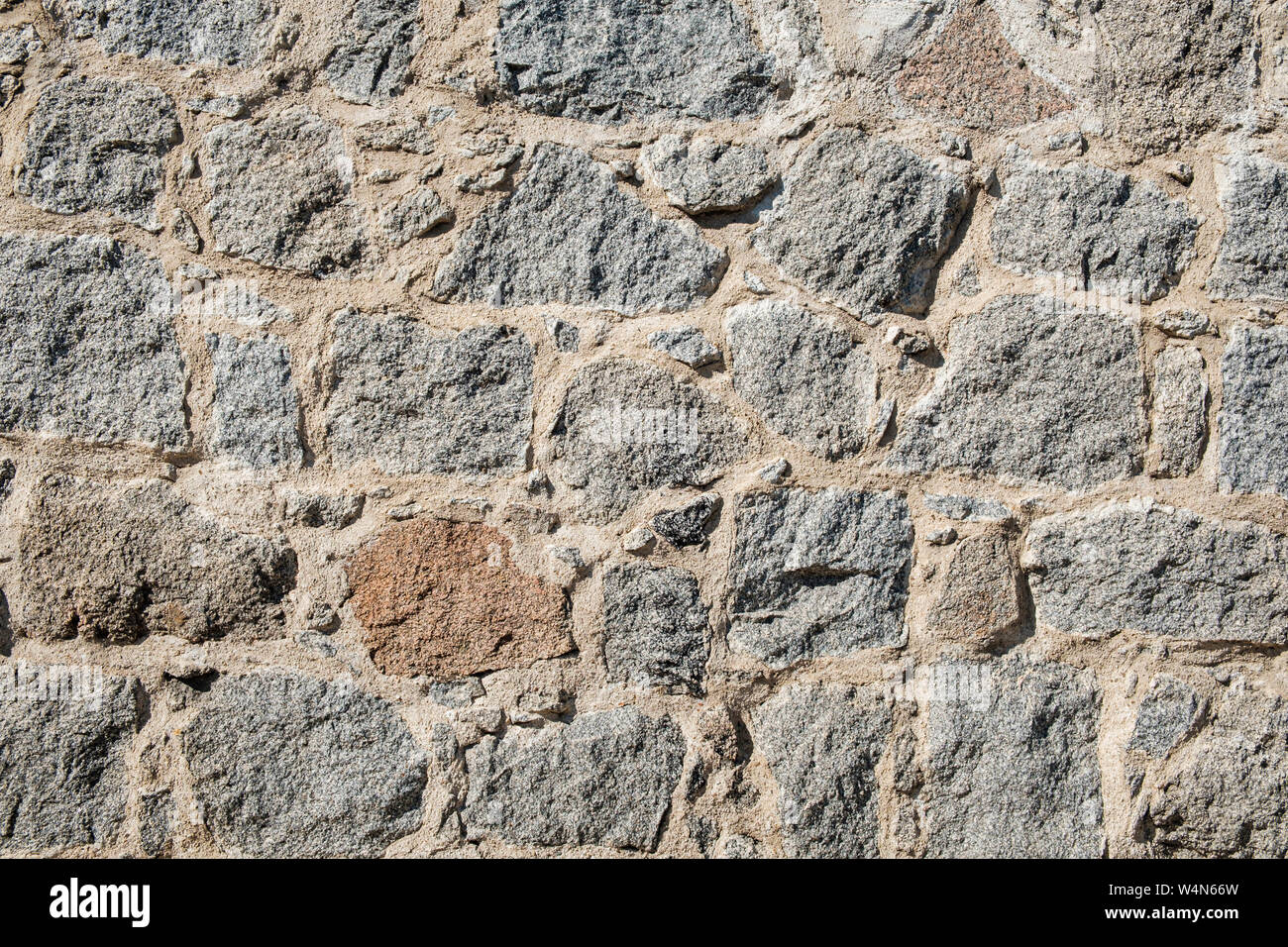 Ressources graphiques de granit gris et mur de ciment close up Banque D'Images