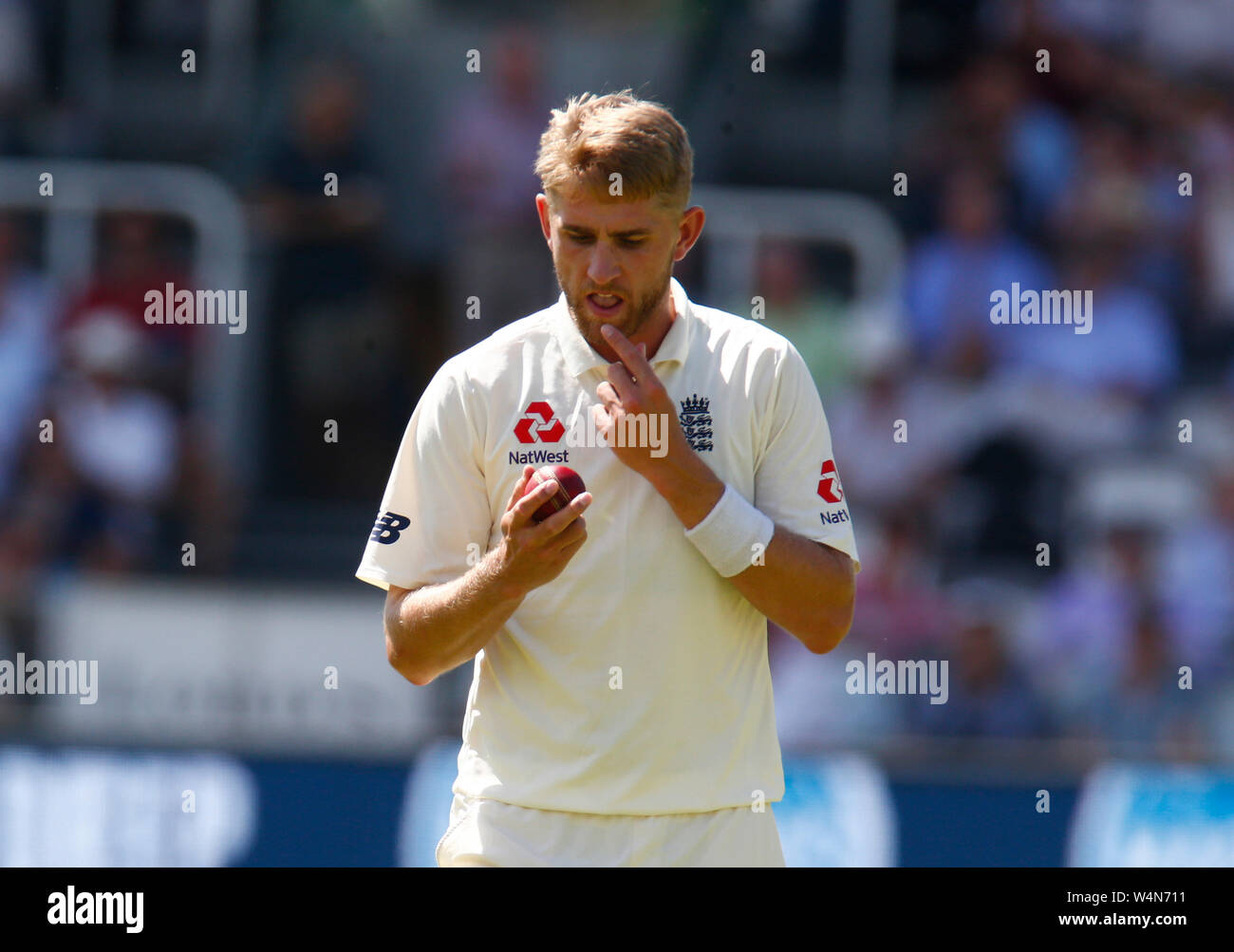 Londres, Royaume-Uni. 24 juillet, 2019. Londres, Angleterre. 24 juillet : Stuart large de l'Angleterre lors de la première journée de la série test match entre l'Angleterre et l'Irlande sur le Lord's Cricket Ground le 24 juillet 2019 à Londres, en Angleterre. Action Crédit : Foto Sport/Alamy Live News Banque D'Images