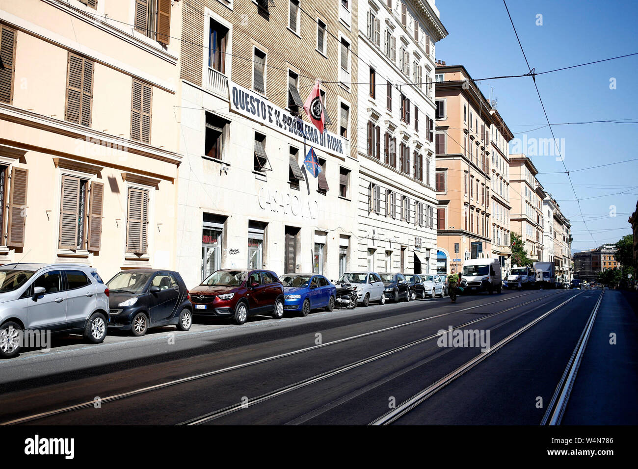 Roma, Italia. 24 juillet, 2019. Foto Cecilia Fabiano Crédit : LaPresse/Alamy Live News Banque D'Images