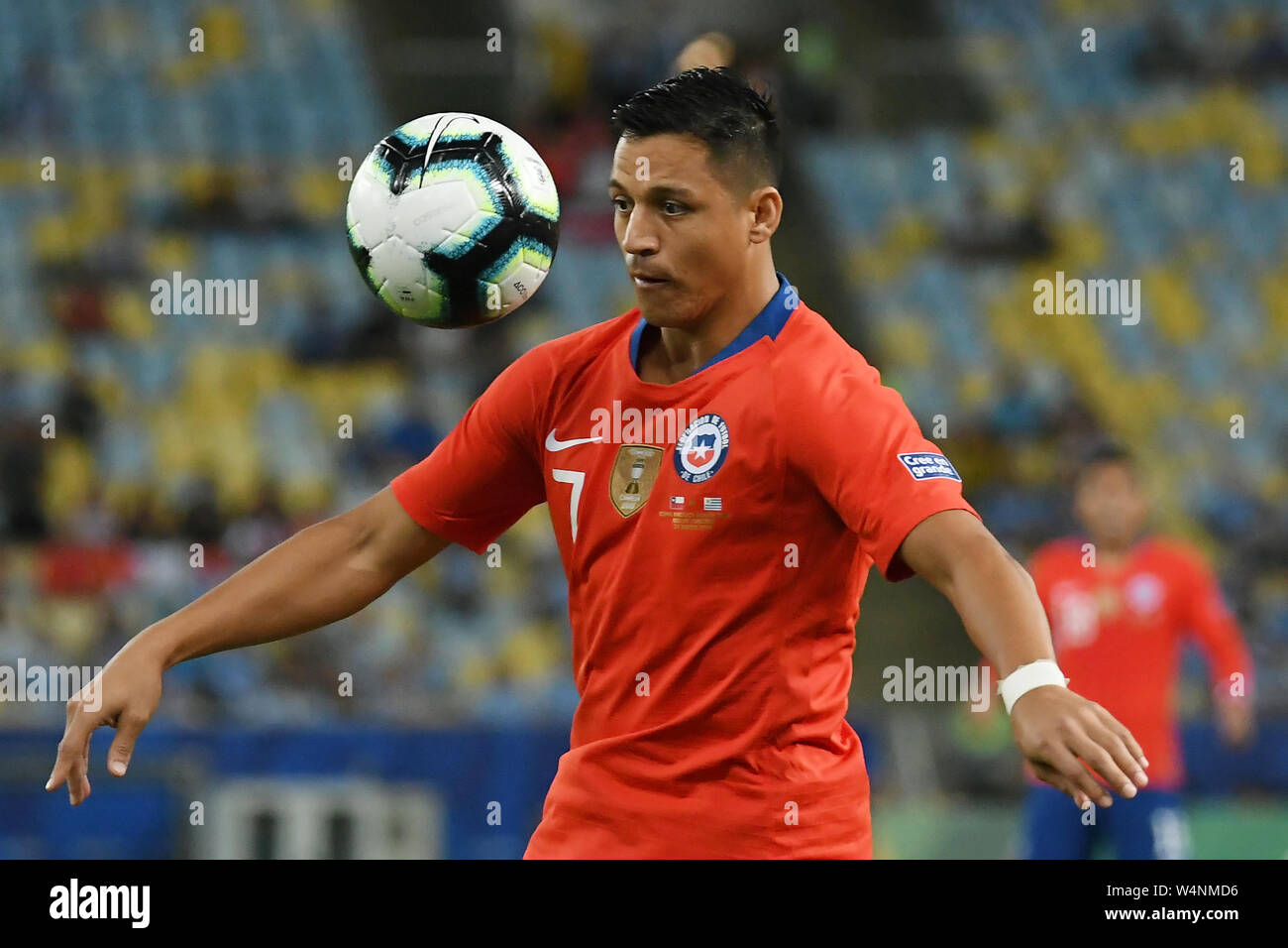 Maillot Domicile Chili 2018/19 Nike – Alexis Sánchez #7 – Taille S (Rouge)