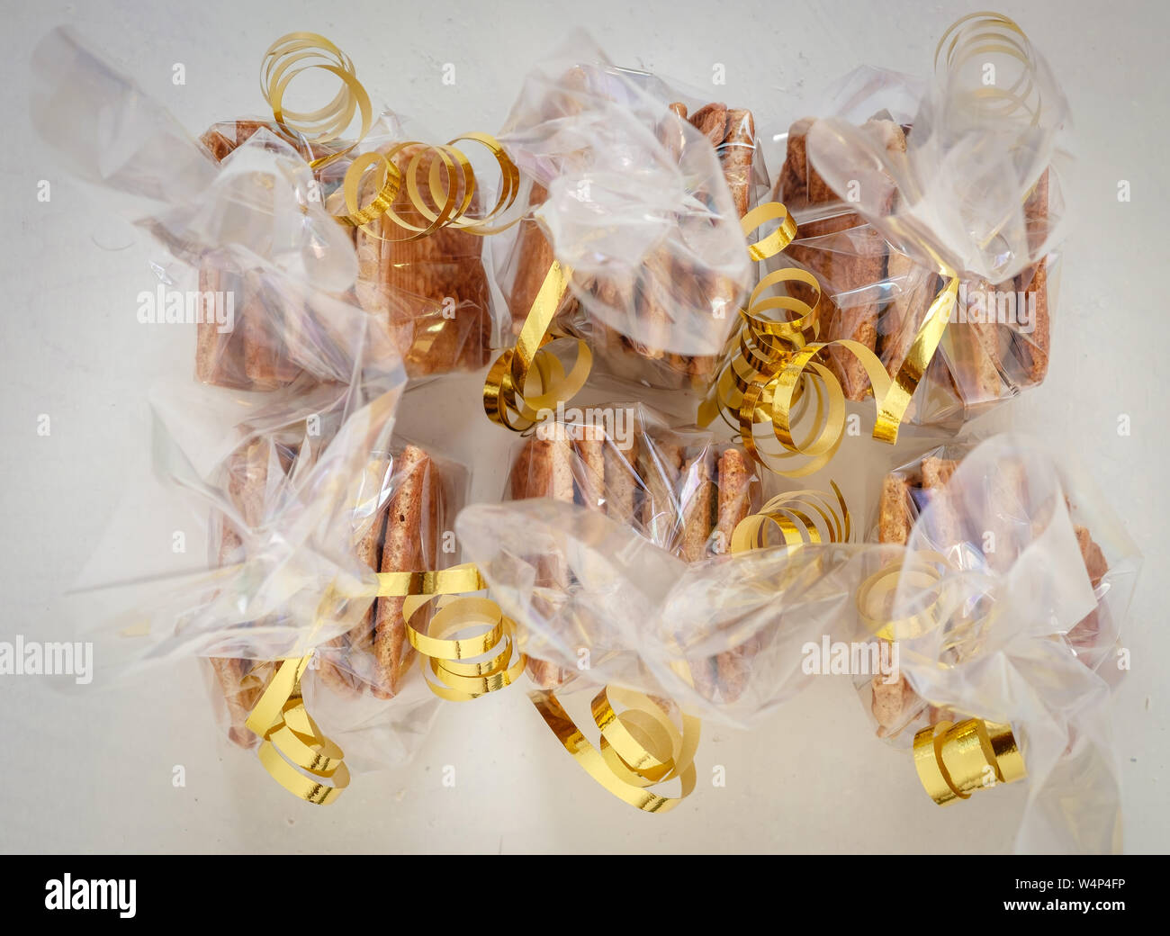 Les biscuits de Noël en cadeau Banque D'Images