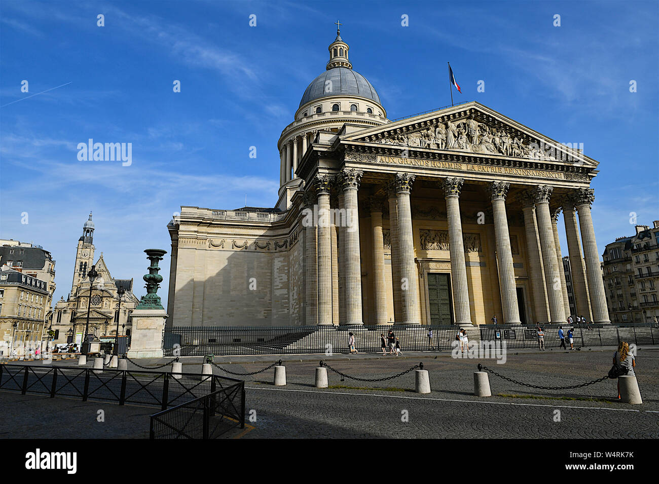 Panthéon, Quartier Latin, Paris, France Banque D'Images