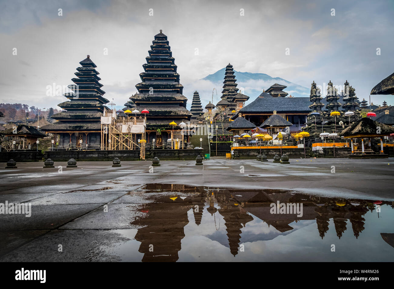 Pura Besakih, le Temple Besakih, Bali, Indonésie Banque D'Images