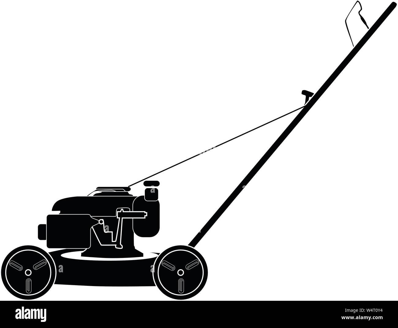 Tondeuse sur fond blanc vector illustration Illustration de Vecteur