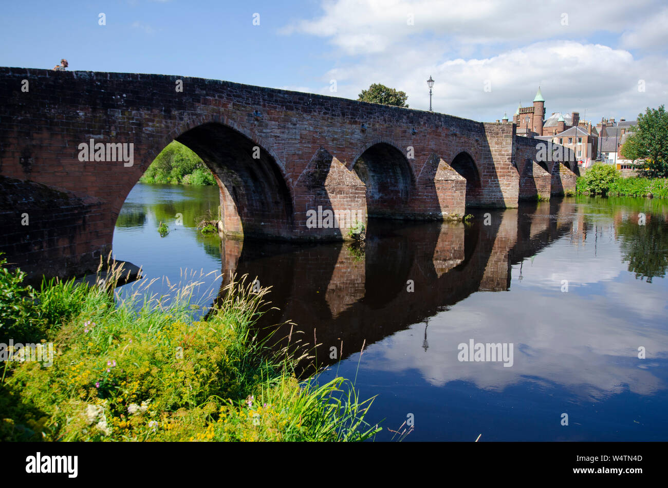Pont Devorgilla Dumfries Scotland UK Banque D'Images