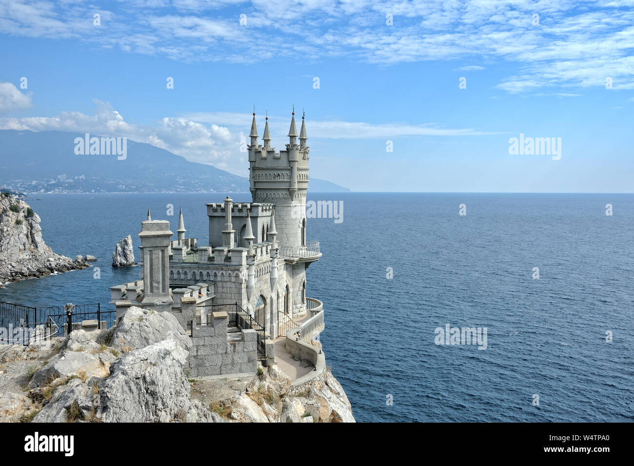 Swallow's Nest - Le symbole de la côte sud de la Crimée Banque D'Images