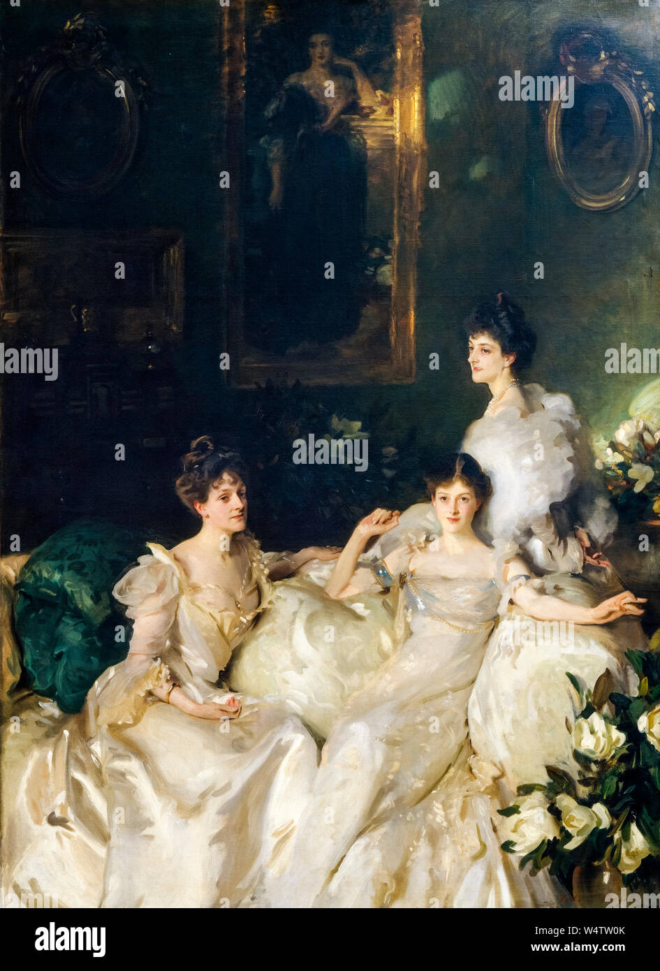 John Singer Sargent, peinture, le Wyndham Soeurs, Dame Elcho, Mme Adeane, et Mme Tennant, 1899 Banque D'Images