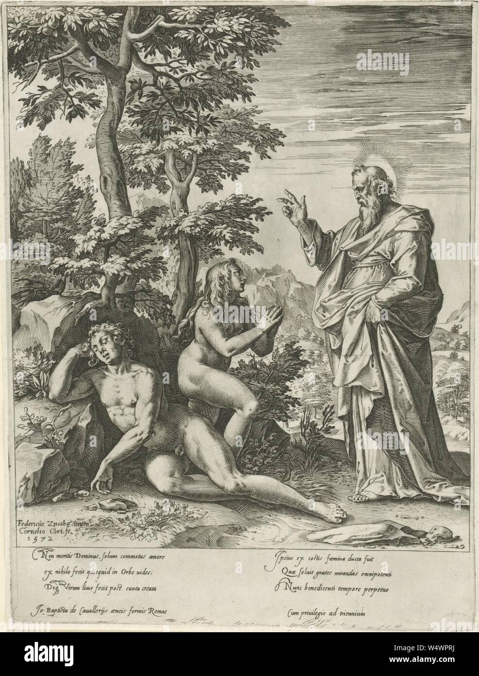 Cornelis Cort 005. Banque D'Images